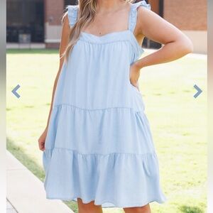3X Chic Soul Blue Dress